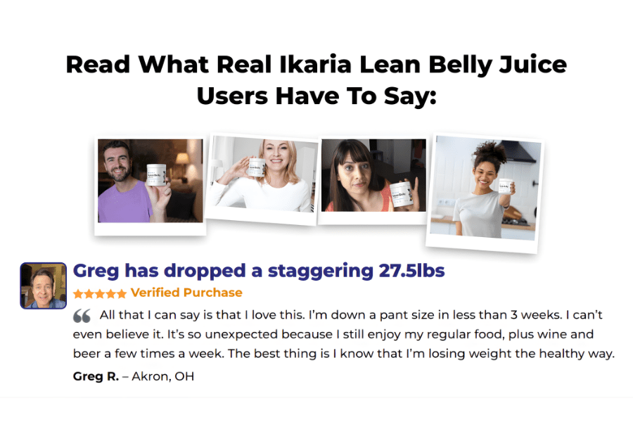 Ikaria Lean Belly Juice Reviews - Users feedback